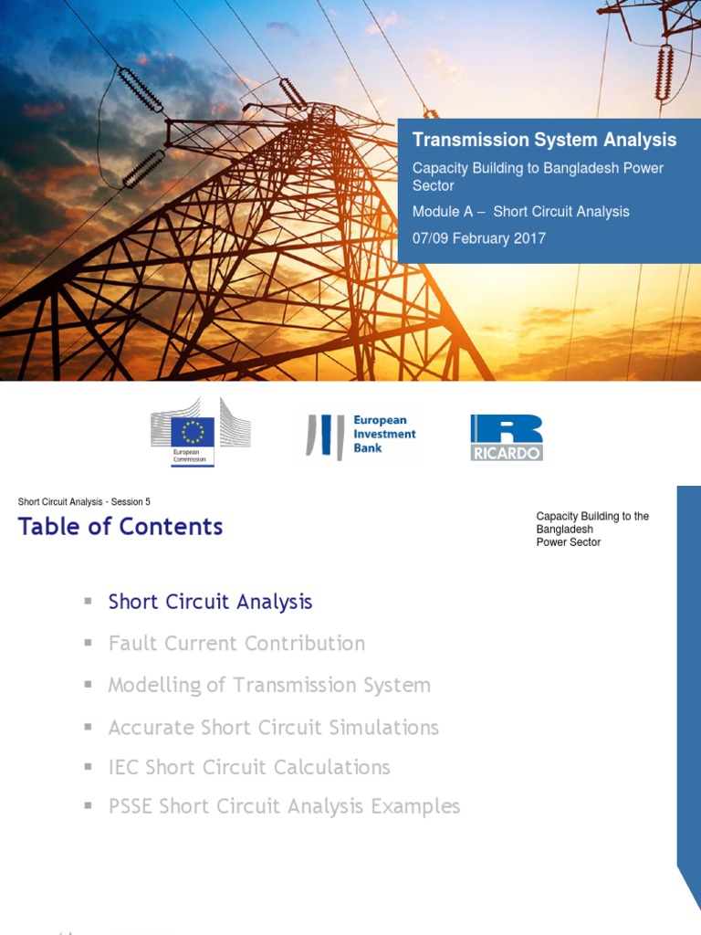 Module B Short Circuit Analysis PDF PDF Network Analysis