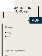 Radiology Report Common Bone Tumors