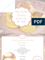 Receta Macarons de Limon PDF