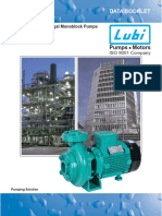 Essential Data for Lubi LBI Series End-Suction Centrifugal Pumps