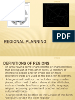 Regional Planning Techniques