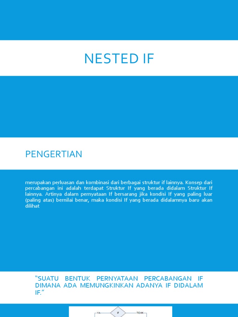 Nested If | PDF