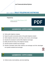 ECE 113 The Public Telephone Network 4