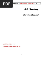 CAS ELECTRONIC SCALE PB - Service Manual