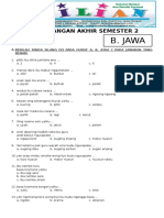 Soal UAS Bahasa Jawa Kelas 1 SD Semester 2 dan Kunci Jawaban .pdf