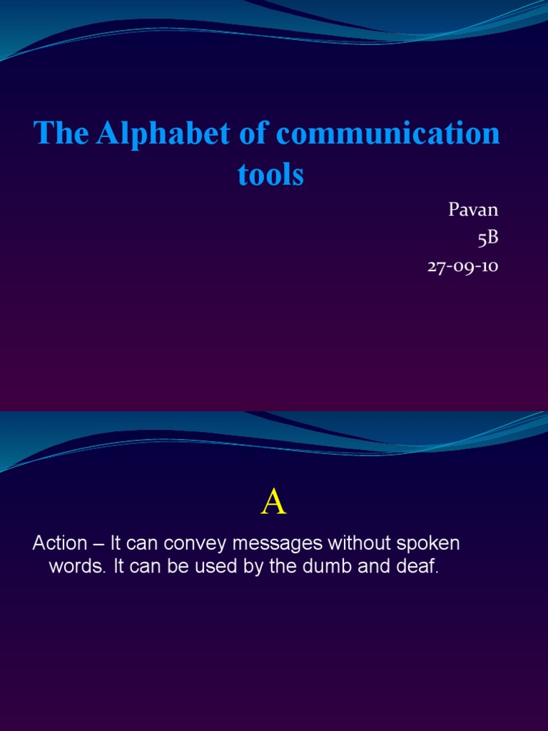 Communication Tools Explained | PDF | Language Arts & Discipline