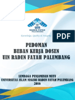 Pedoman Dan Matrik BKD Uin Raden Fatah Palembang