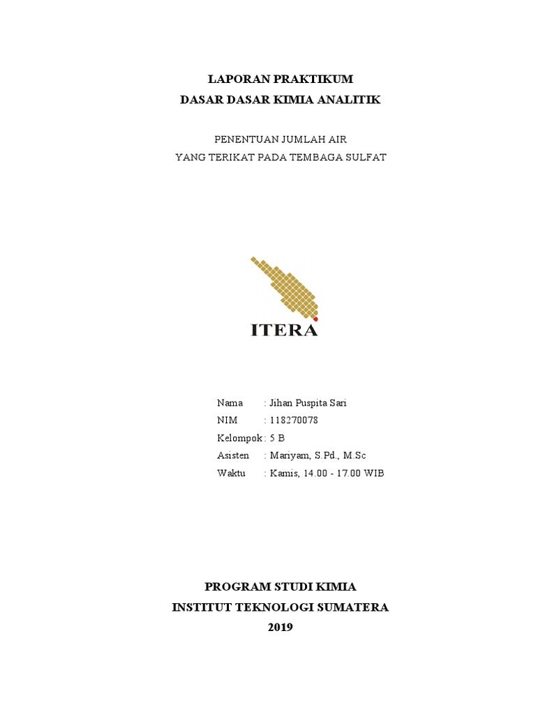 Laporan Praktikum Analitik 2