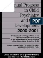 Annual Progress in Child Psychiatry and Child Development 2000 2001 Annual Progress in Child Psychiatry and Child Development PDF