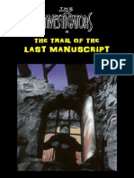 The Three Investigators (085) : The Trail of The Last Manuscript