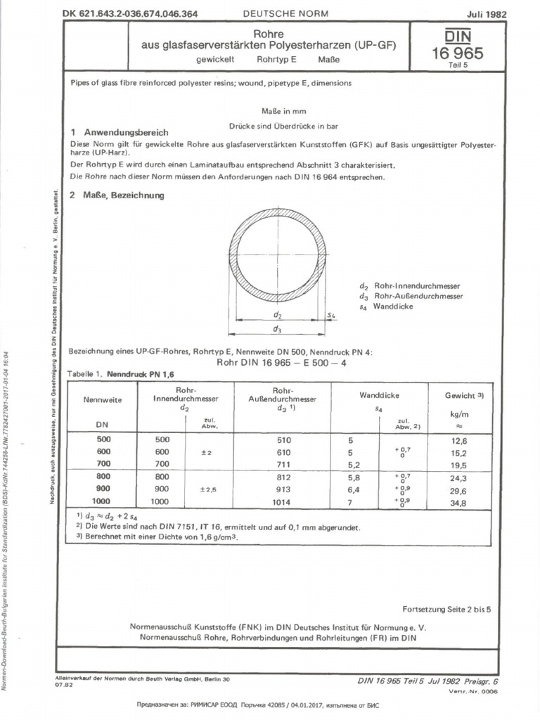 Din 16965 - 5 PDF | PDF