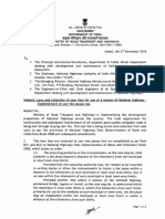 Toll-2018.11.02-Levy and Collection of User Fees For Use of A Section of NH - Establishment of User Fee Plazas - Location of TP