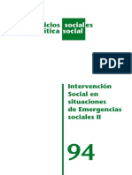 Intervencion Social en Emergencias Sociales II