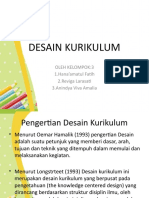 Desain Kurikulum