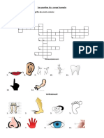 Parties Du Corps Mots Croises