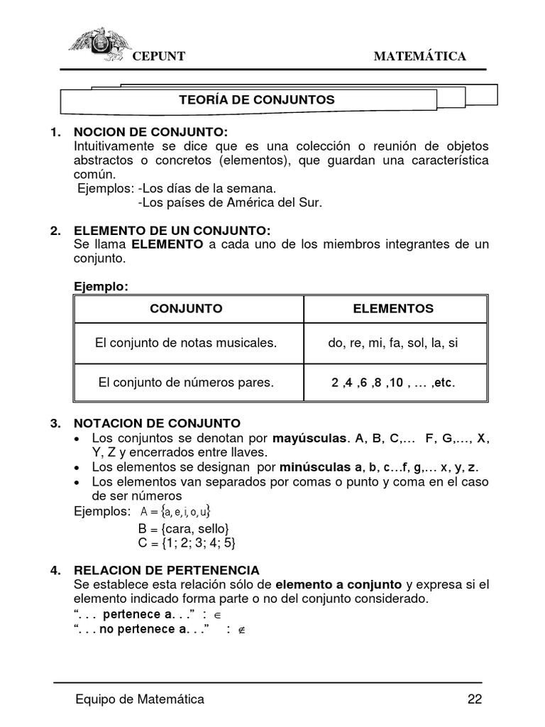 S-02-Teoria de Conjuntos PDF | PDF | Subconjunto | Conjunto (Matemáticas)