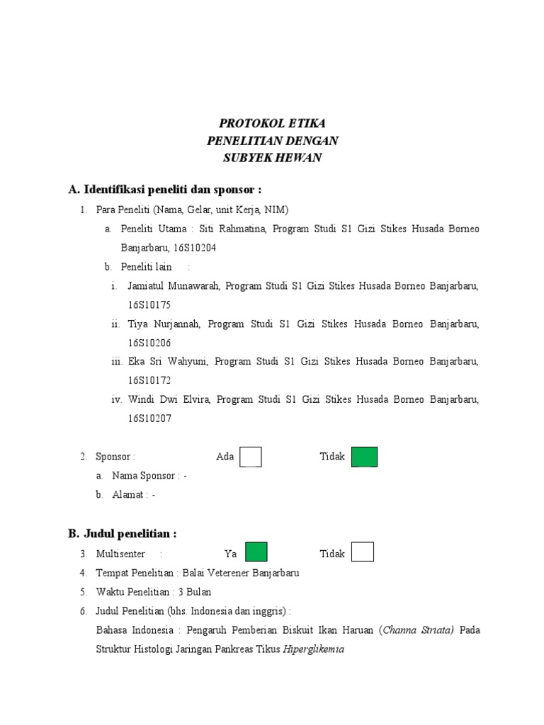 Contoh Kode Etik | PDF