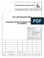 HFY-3800-1600-CIV-RPT-0021 - A - Foundation Design Calculation Depropaniser (C-923010)