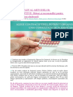 Ghid Complet Al Metodelor Contraceptive