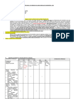 Programación Anual de Formacion Del Area Curricular de Matemática