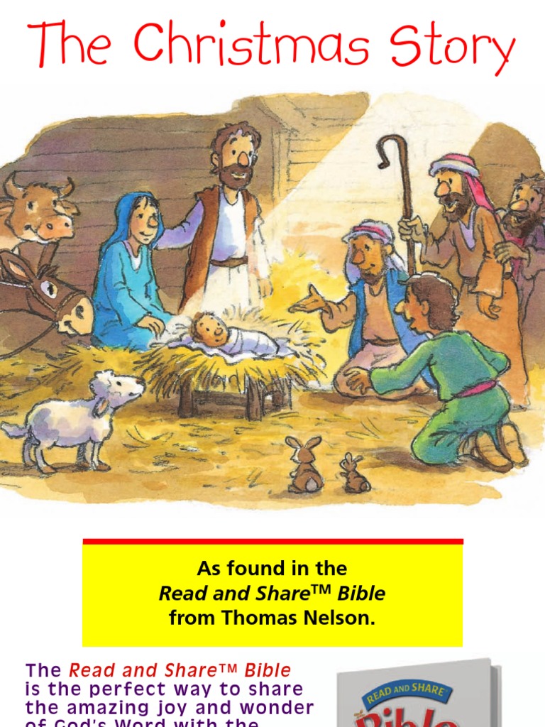The Christmas Story As Found in The Read and Share Bible | Saint Joseph | Mary, Mother Of Jesus
