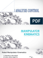 Robot Manipulator Kinematics and Dynamics