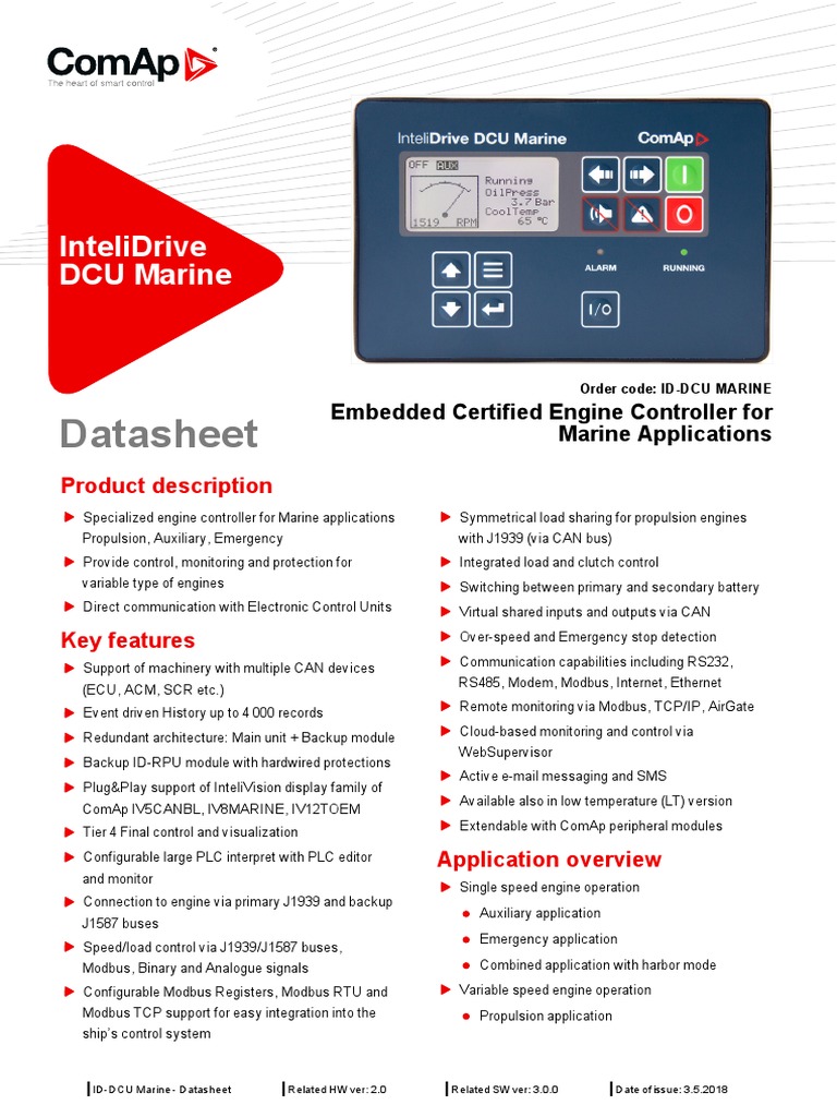 ID-DCU-Marine Datasheet | PDF | Power Supply | Electrical Engineering