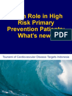 Statin Role in High Risk Primary Prevention Patients - Whats New REV1