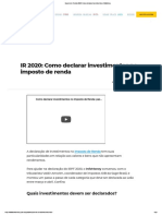 Imposto de Renda 2020_ Como declarar Investimentos _ InfoMoney