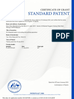 Aus Patent Certificate and Acceptance Info PDF