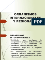 Organismos Internacionales y Regionales