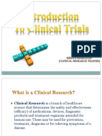 Introduction To Clinical Trial