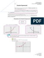 Hoja de Lectura No 4. Funciones Exponenciales