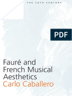 Faure and French Musical Aesthetics