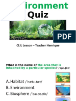 Clil - Quiz Environment