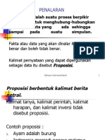 pertemuan 7 penalaran dan silogisme