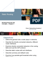 Static Routing: Routing Protocols and Concepts - Chapter 2