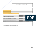 Formato de Evaluación de Capacitación en SSOMA