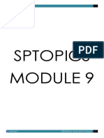 Module 9 Sptopics