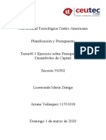 Tarea#6.1 Ejercicio Sobre Presupuesto de Desembolso de Capital