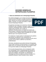 Antropología Filosófica PDF