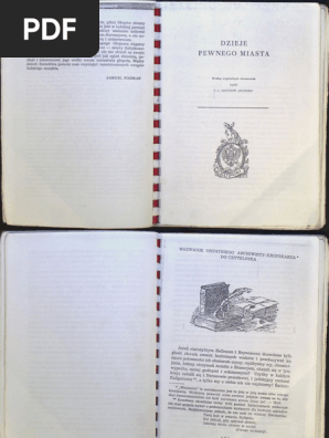 Sałtykow - Szczedrin - Dzieje Pewnego Miasta | PDF