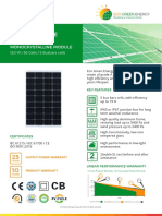 Panel Eco Green 120W PDF
