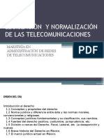 Legislación y Normalización de Las Telecomunicaciones