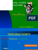 Geotrans. Kuliah 3 Komposisi Transformasi