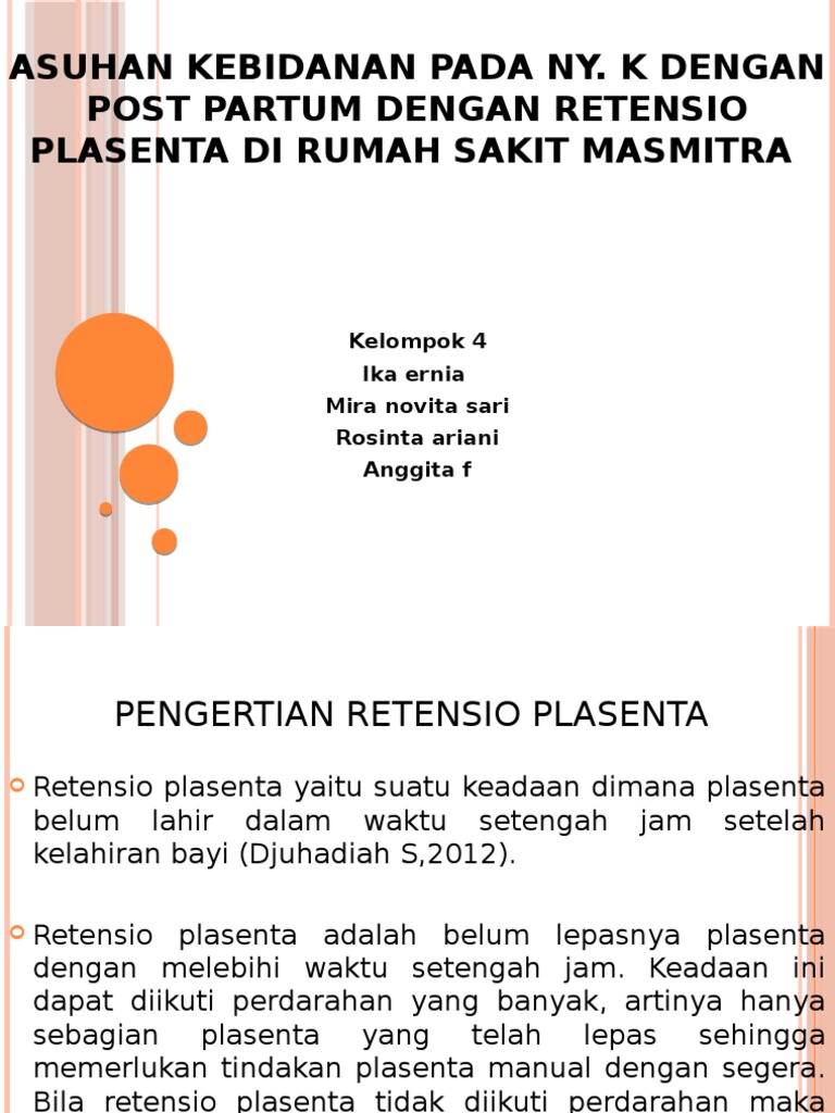 Retensio Plasenta Baru 1 Pdf