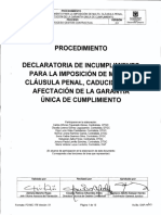 PRGC06 Declaratoria de Incumplimiento Imposicion Multa Clausula Penal Caducidad y o Afectacion de La Garantia Unica de Cumplimiento V4.0 PDF