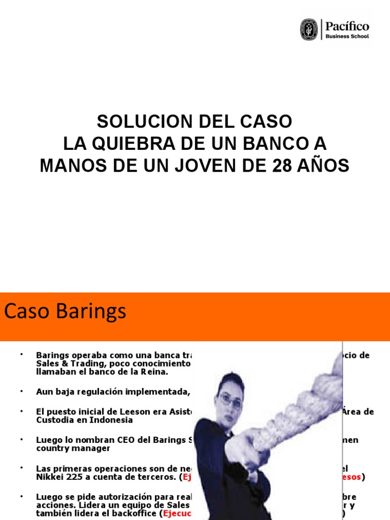 Solucion Caso Barings Final PDF Comerciante (Finanzas) Contabilidad