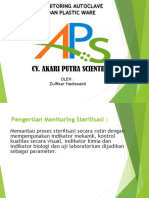 Monitoring Autoklaf Dan Plastic Ware