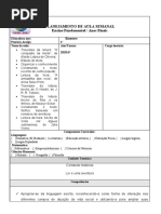 Plano de aula Redação 6 ano 1ºunidade.